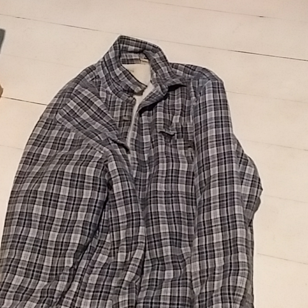 Mens flannel coat